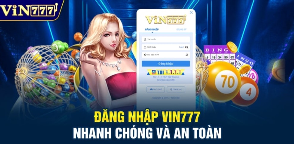 Đăng nhập Vin777 với cú pháp đơn giản